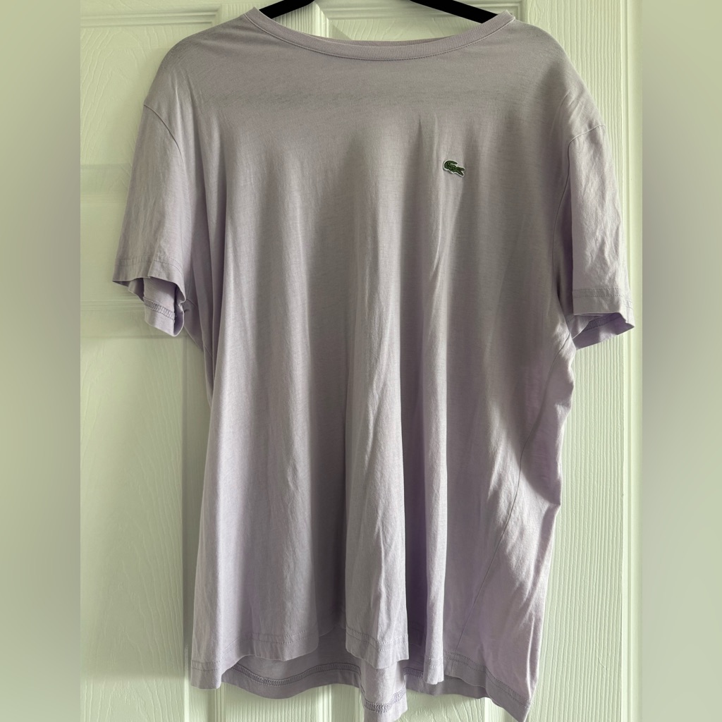 Purple Lacoste Tshirt